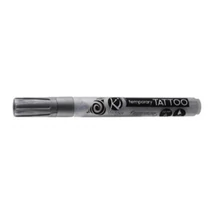 Tetováló filc, ideiglenes Tattoo, 0,8-3 mm - ezüst