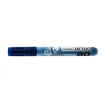 Tetováló filc, ideiglenes Tattoo, 0,8-3 mm - tengerkék