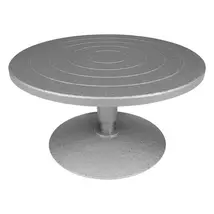 Asztali korong alumínium, 26cm átm., 130mm magas, 2,4kg