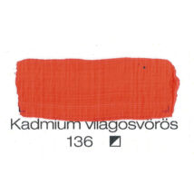 Pannoncolor akril 38 ml-es kadmium világos vörös 136
