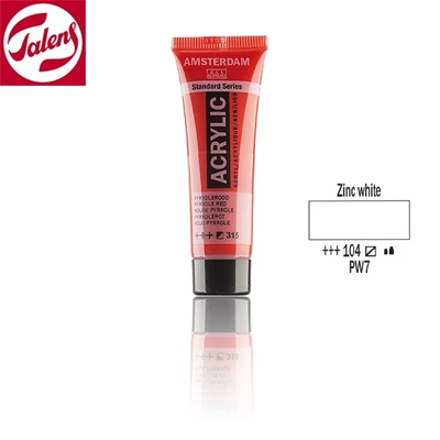 Talens Amsterdam akrilfesték   20ml Zinc white 104