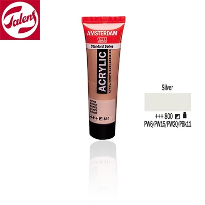 Talens Amsterdam akrilfesték   20ml Silver 800