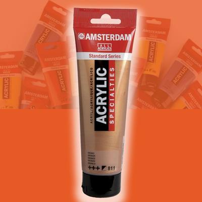 Talens Amsterdam akrilfesték 120ml Vermilion 311