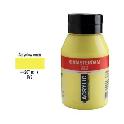 Talens Amsterdam akrilfesték 1000ml azo yellow lemon 267