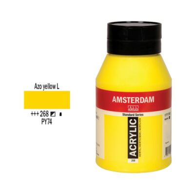 Talens Amsterdam akrilfesték 1000ml azo yellow light 268