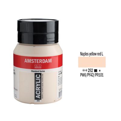 Talens Amsterdam akrilfesték 500ml naples yellow red light 292