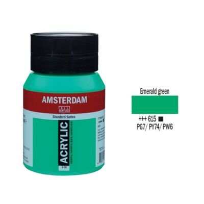 Talens Amsterdam akrilfesték 500ml emerald green 615