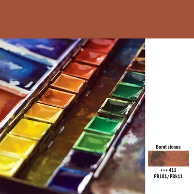 Talens Van Gogh akvarellfesték 1,5ml szilkés Burnt sienna 411