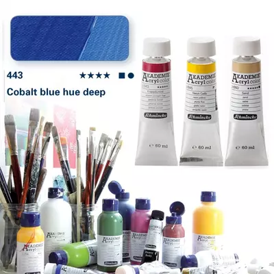 Schmincke Akademie acryl 60ml Cobalt blue hue deep 443