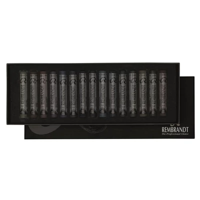 Talens Rembrandt 15 db-os pasztellkészlet kartondobozban (sötét színsor)