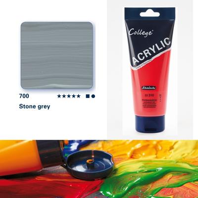 Schmincke College akrilfesték 200ml Stone grey 700