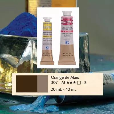 Lefranc&Bourgeois Artist Oil extra finom olajfesték 2.árkategória 20ml Mars orange 307