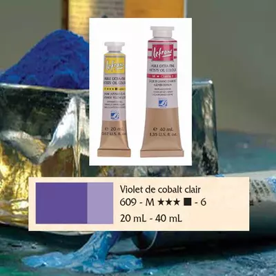 Lefranc&Bourgeois Artist Oil extra finom olajfesték 6.árkategória 20ml Cobalt violet light 609