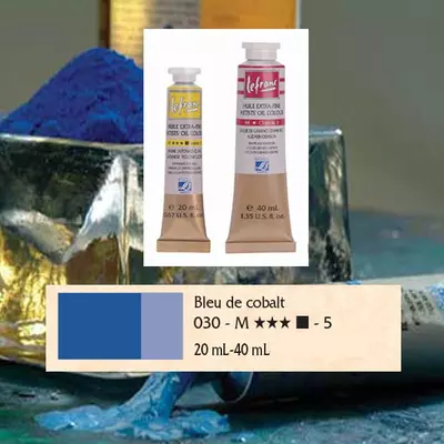 Lefranc&Bourgeois Artist Oil extra finom olajfesték 5.árkategória 40ml Cobalt blue 030
