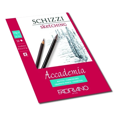 Fabriano Accademia rajzkarton 50 lap/blokk 120g/nm 29,7x42cm ragasztott