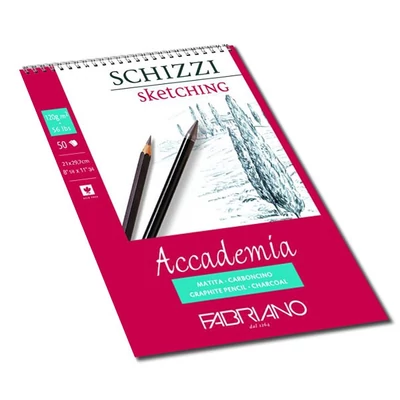 Fabriano Accademia rajzkarton 50 lap/blokk 120g/nm 29,7x42cm spirálos