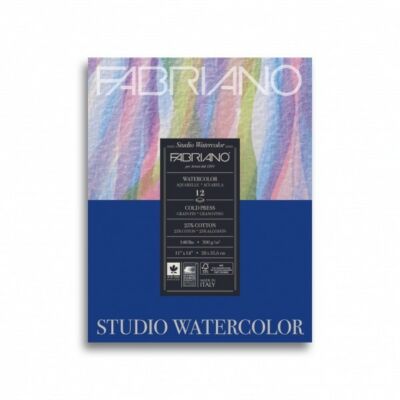 Fabriano Watercolour festőblokk 300gr/nm 20 lap/blokk (25% pamut tartalmú papír) 24x32cm