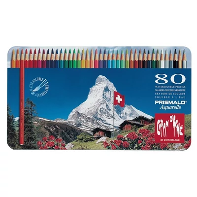 CARAN´ d Ache Prismalo 80db-os fémdobozos akvarellceruza klt.