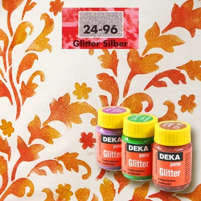 Deka PermGlitter textilfesték 25ml ezüst 24-96