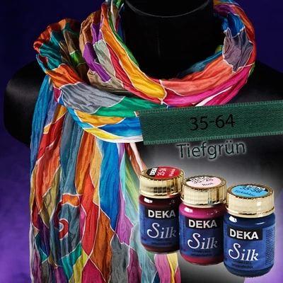 Deka Silk selyemfesték 50ml zöld 35-64