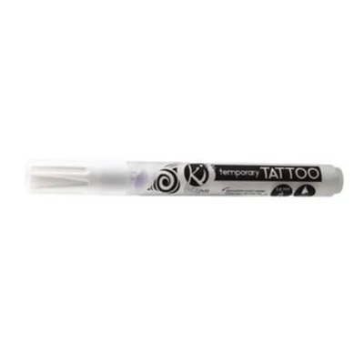 Tetováló filc, ideiglenes Tattoo, 0,8-3 mm - fehér