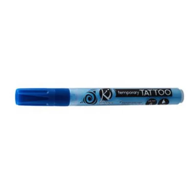 Tetováló filc, ideiglenes Tattoo, 0,8-3 mm - kék