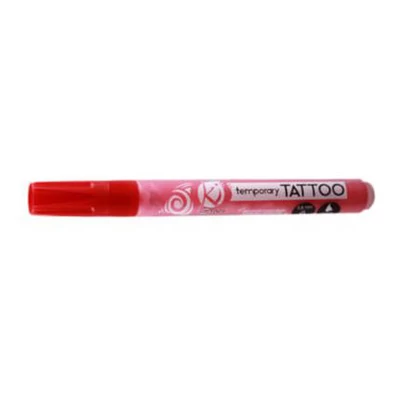 Tetováló filc, ideiglenes Tattoo, 0,8-3 mm - piros