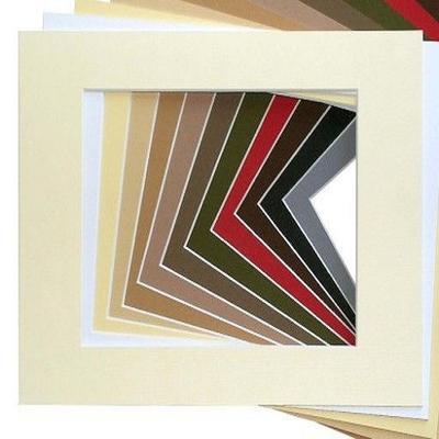 Paszpartu karton 82x112 cm, 2 mm vastag, Világosbarna