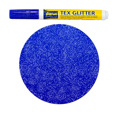 Textilfilc, Tex Glitter - sötét anyagra, kék